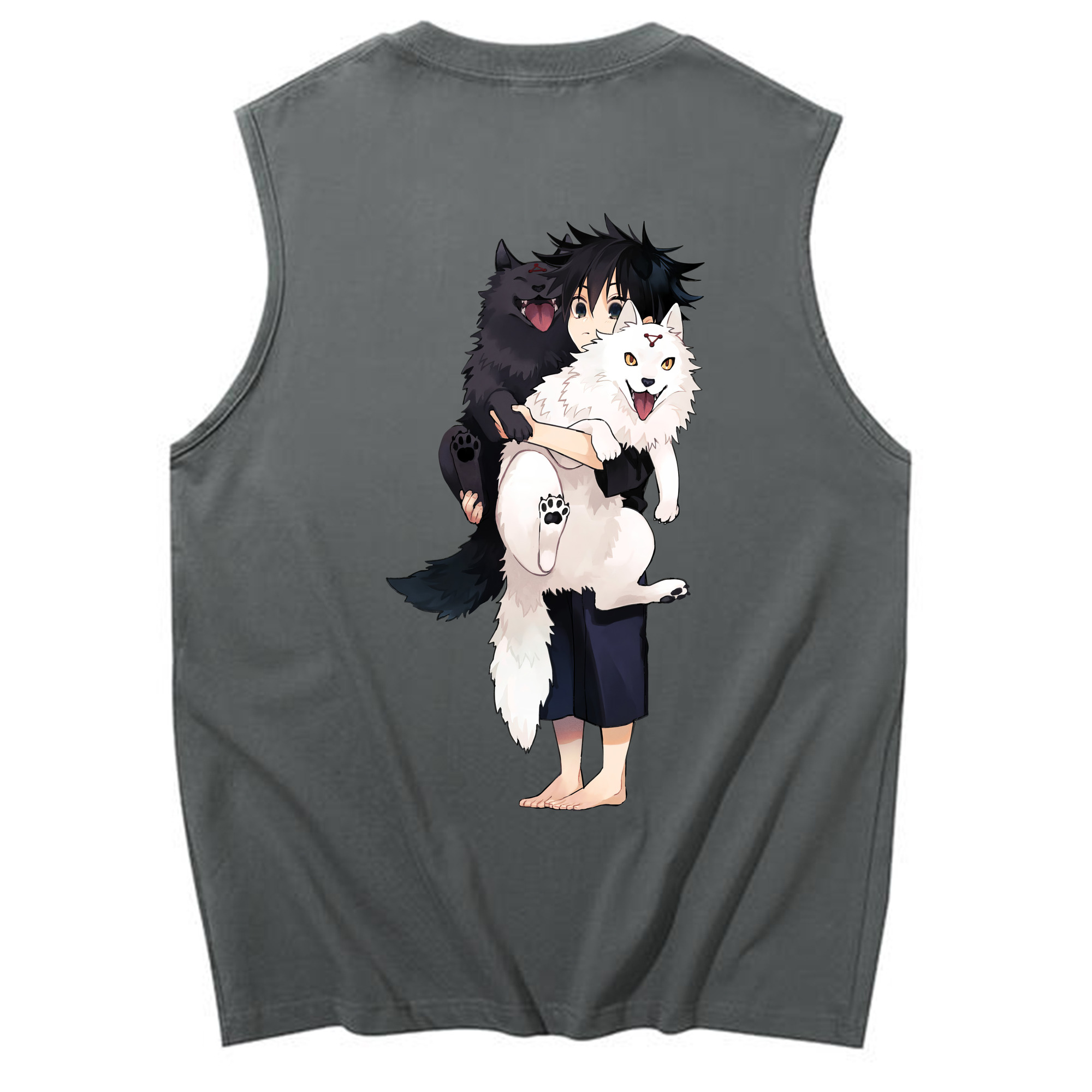 （画像用） 呪術廻戦 Jujutsu Kaisen コットン100％タンクトップ（背面プリント）
